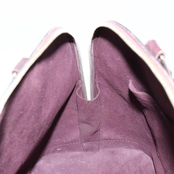 LOUIS VUITTON Epi Alma Hand Bag Purple Cassis M5280K LV Auth ep14652A