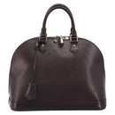 LOUIS VUITTON Epi Alma Hand Bag Purple Cassis M5280K LV Auth ep14652A-13