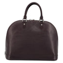 LOUIS VUITTON Epi Alma Hand Bag Purple Cassis M5280K LV Auth ep14652A-2