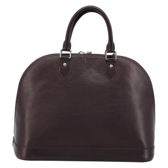LOUIS VUITTON Epi Alma Hand Bag Purple Cassis M5280K LV Auth ep14652A