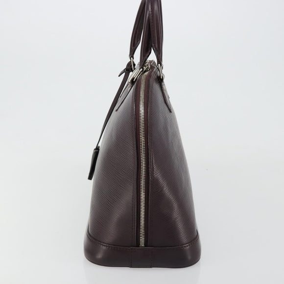 LOUIS VUITTON Epi Alma Hand Bag Purple Cassis M5280K LV Auth ep14652A