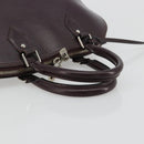 LOUIS VUITTON Epi Alma Hand Bag Purple Cassis M5280K LV Auth ep14652A-7