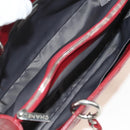 CHANEL GST Matelasse Chain Tote Bag Caviar Skin Red Silver CC Auth ep14654V-11