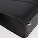 Christian Dior Hand Bag Leather Black Auth ep14660-9