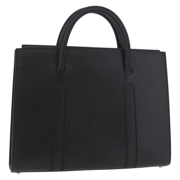 Christian Dior Hand Bag Leather Black Auth ep14660