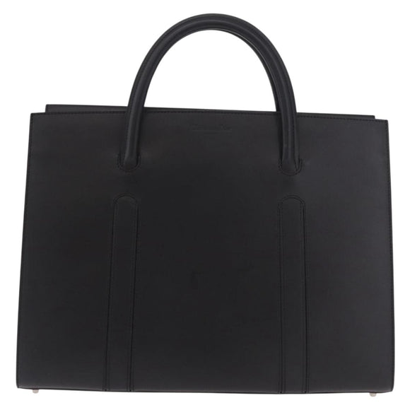 Christian Dior Hand Bag Leather Black Auth ep14660