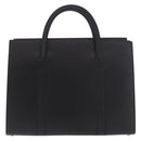 Christian Dior Hand Bag Leather Black Auth ep14660-2