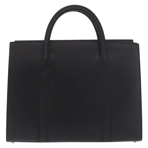Christian Dior Hand Bag Leather Black Auth ep14660