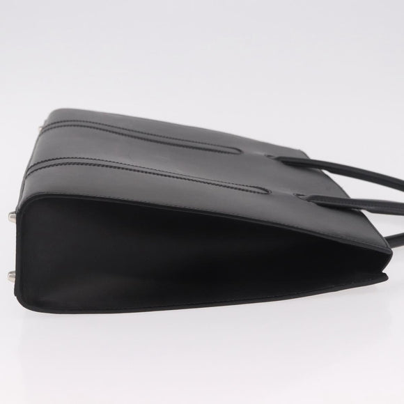 Christian Dior Hand Bag Leather Black Auth ep14660