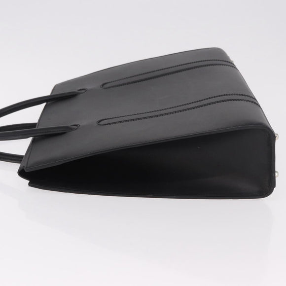 Christian Dior Hand Bag Leather Black Auth ep14660