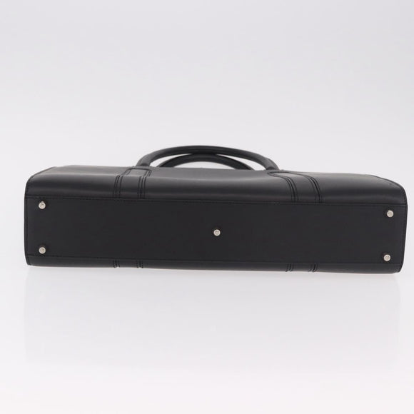 Christian Dior Hand Bag Leather Black Auth ep14660