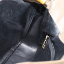 GUCCI Bamboo Hand Bag Patent leather Gold Auth ep14663-19