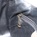 GUCCI Bamboo Hand Bag Patent leather Gold Auth ep14663-20