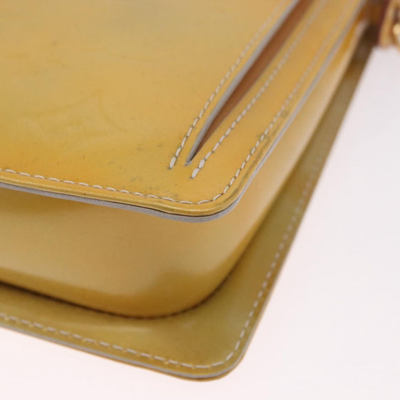 LOUIS VUITTON Monogram Vernis Motto Accessory Pouch Gris M91030 LV Auth ep14666