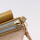 LOUIS VUITTON Monogram Vernis Motto Accessory Pouch Gris M91030 LV Auth ep14666-10