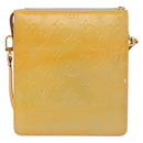 LOUIS VUITTON Monogram Vernis Motto Accessory Pouch Gris M91030 LV Auth ep14666-2
