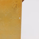 LOUIS VUITTON Monogram Vernis Motto Accessory Pouch Gris M91030 LV Auth ep14666-3