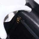 Christian Dior Hand Bag Leather Black Gold Auth ep14672-21