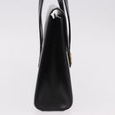 Christian Dior Hand Bag Leather Black Gold Auth ep14672-5