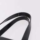 Christian Dior Hand Bag Leather Black Gold Auth ep14672-9