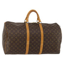 LOUIS VUITTON Monogram Keepall 55 Boston Bag M41424 LV Auth ep14676-1
