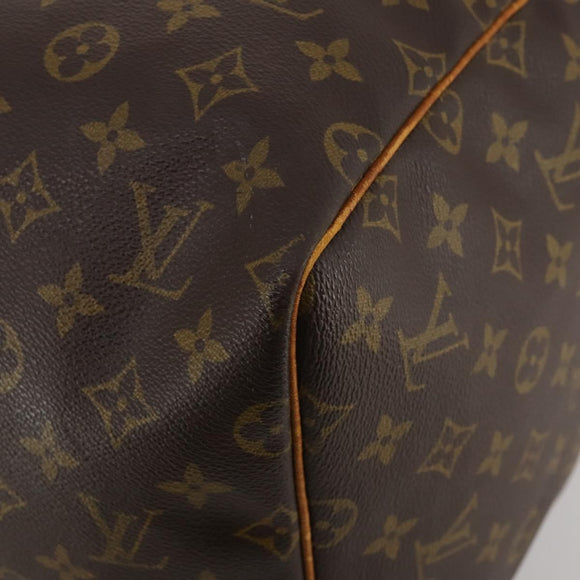 LOUIS VUITTON Monogram Keepall 55 Boston Bag M41424 LV Auth ep14676