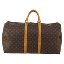 LOUIS VUITTON Monogram Keepall 55 Boston Bag M41424 LV Auth ep14676-2