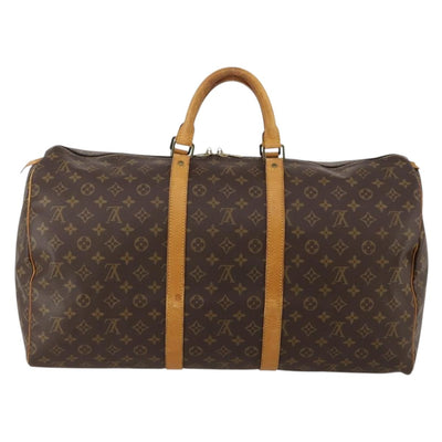 LOUIS VUITTON Monogram Keepall 55 Boston Bag M41424 LV Auth ep14676 - 0