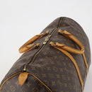 LOUIS VUITTON Monogram Keepall 55 Boston Bag M41424 LV Auth ep14676-7