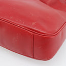 GUCCI Bamboo Hand Bag Leather 2way Red Gold Auth ep14677-18