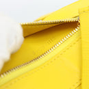 CELINE Horizontalkava Tote Bag Leather Yellow Gold Auth ep14681-21