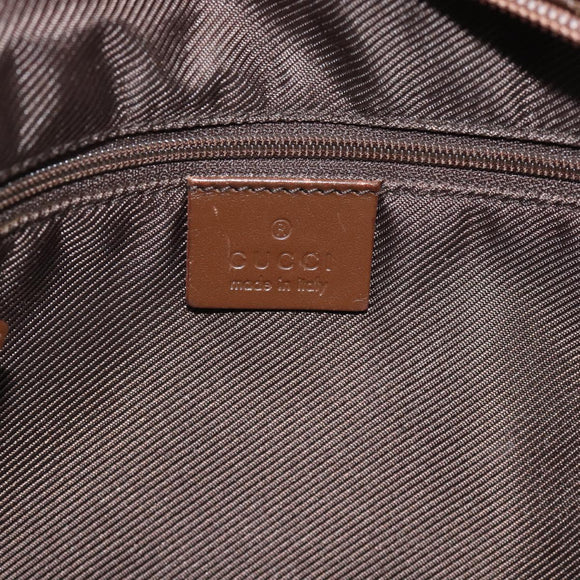 GUCCI GG Canvas Shoulder Bag Beige Silver 90476 Auth ep14683