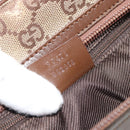 GUCCI GG Canvas Shoulder Bag Beige Silver 90476 Auth ep14683-24