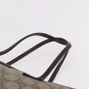 GUCCI GG Supreme Hand Bag PVC Beige Gold 353440 Auth ep14684-16