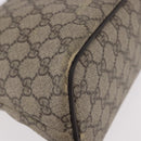 GUCCI GG Supreme Hand Bag PVC Beige Gold 353440 Auth ep14684-17