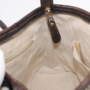 GUCCI GG Supreme Hand Bag PVC Beige Gold 353440 Auth ep14684-24
