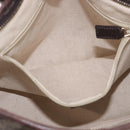 GUCCI GG Supreme Hand Bag PVC Beige Gold 353440 Auth ep14684-27