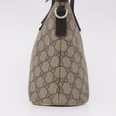 GUCCI GG Supreme Hand Bag PVC Beige Gold 353440 Auth ep14684-6