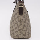 GUCCI GG Supreme Hand Bag PVC Beige Gold 353440 Auth ep14684-7
