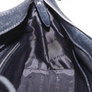BURBERRY Nova Check Hand Bag Canvas Black Silver Auth ep14686V-17