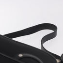 BURBERRY Nova Check Hand Bag Canvas Black Silver Auth ep14686V-8