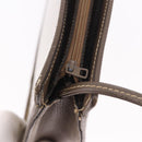 FENDI Zucchino Canvas Shoulder Bag Beige Auth ep14688-10