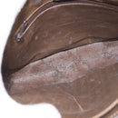 FENDI Zucchino Canvas Shoulder Bag Beige Auth ep14688-12