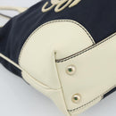 GUCCI Tote Bag Canvas Navy Gold 170007 Auth ep14690-11