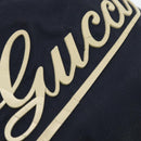 GUCCI Tote Bag Canvas Navy Gold 170007 Auth ep14690-15