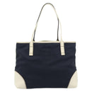 GUCCI Tote Bag Canvas Navy Gold 170007 Auth ep14690-3