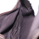 LOUIS VUITTON Monogram Mini Lin Saumur PM Bag Brown M95227 LV Auth ep14693V-22