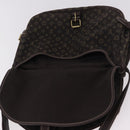 LOUIS VUITTON Monogram Mini Lin Saumur PM Bag Brown M95227 LV Auth ep14693V-23