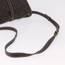 LOUIS VUITTON Monogram Mini Lin Saumur PM Bag Brown M95227 LV Auth ep14693V-7