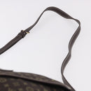 LOUIS VUITTON Monogram Mini Lin Saumur PM Bag Brown M95227 LV Auth ep14693V-8
